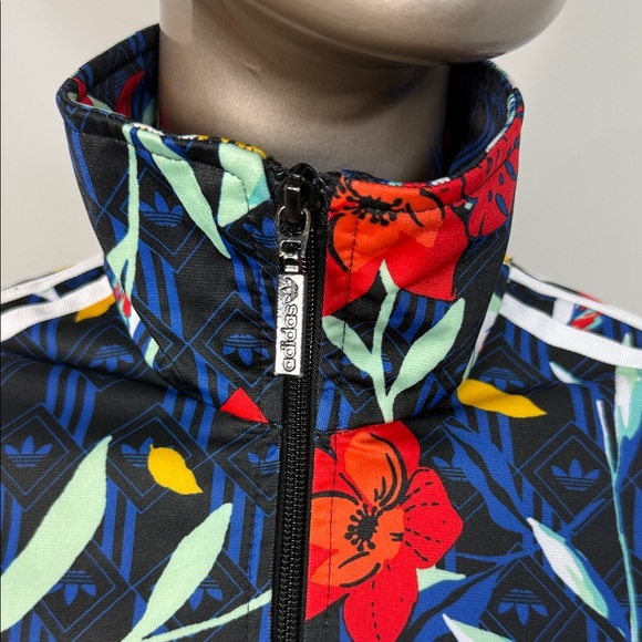 Adidas HER Studio London Track Jacket Tropical Floral Bomber - Picture 4 of 10
